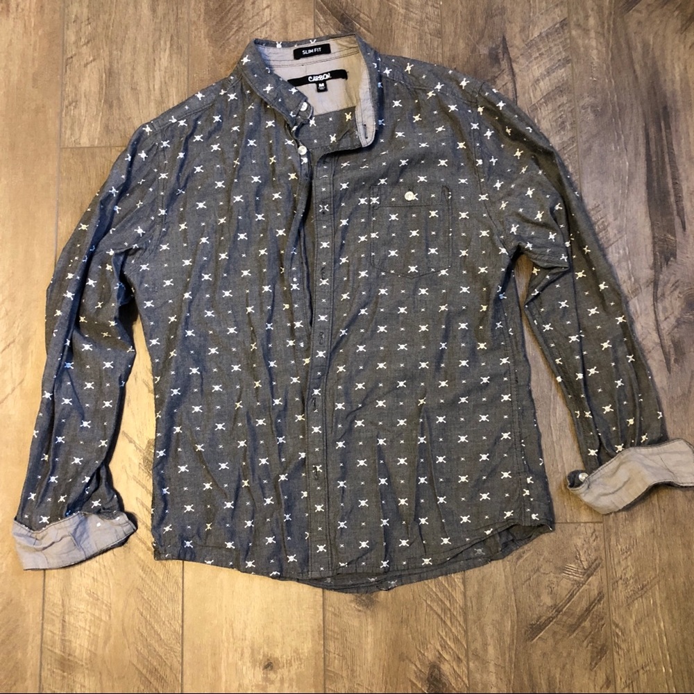 Skull design Button Down Shirt